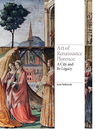 Book cover depicting Renaissance painting and text: "Art of Renaissance Florence.