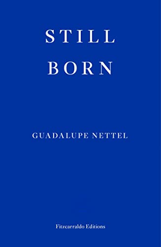 Book cover with white text on a solid blue background.