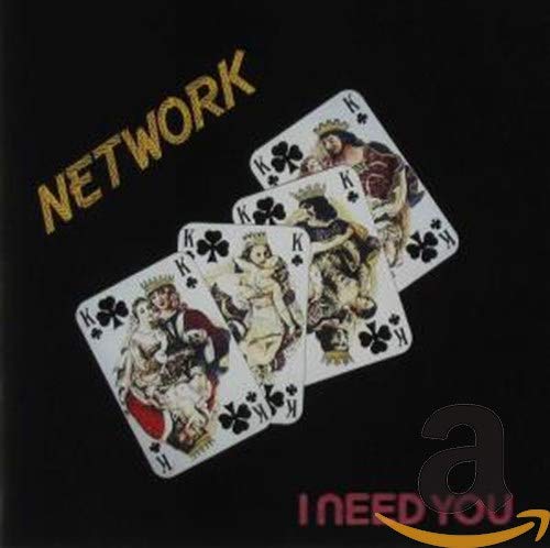 "CD cover with four king of clubs cards on a black background."