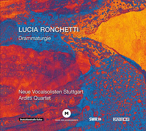 CD cover for “Drammaturgie” by Lucia Ronchetti and Neue Vocalsolisten Stuttgart.