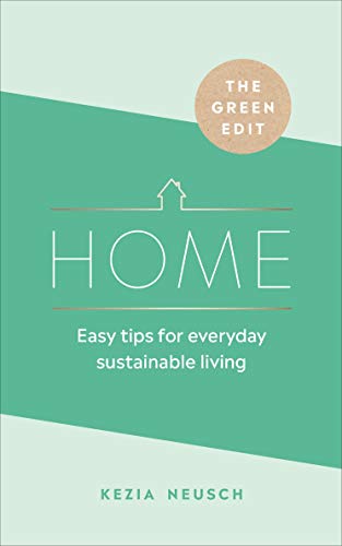 Book cover: "The Green Edit: Home" with a house illustration.