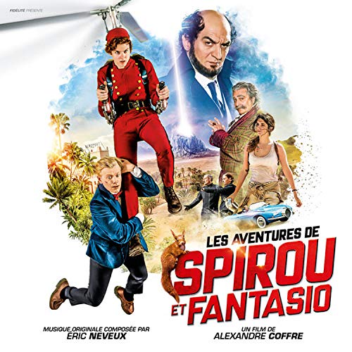 "CD cover art featuring cartoon characters and title 'Spirou et Fantasio' in red text."