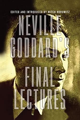 Book cover featuring a portrait of Neville Goddard and title text.