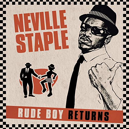 Album cover: man in hat and sunglasses, with dancing couple, on checkered background.
