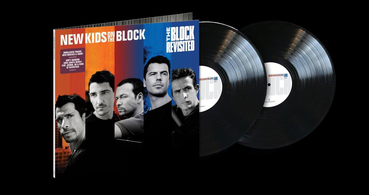 New Kids on the Block "The Block: Revisited" vinyl record album.