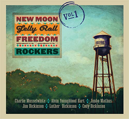 CD cover: "New Moon Jelly Roll Freedom Rockers" with water tower image.