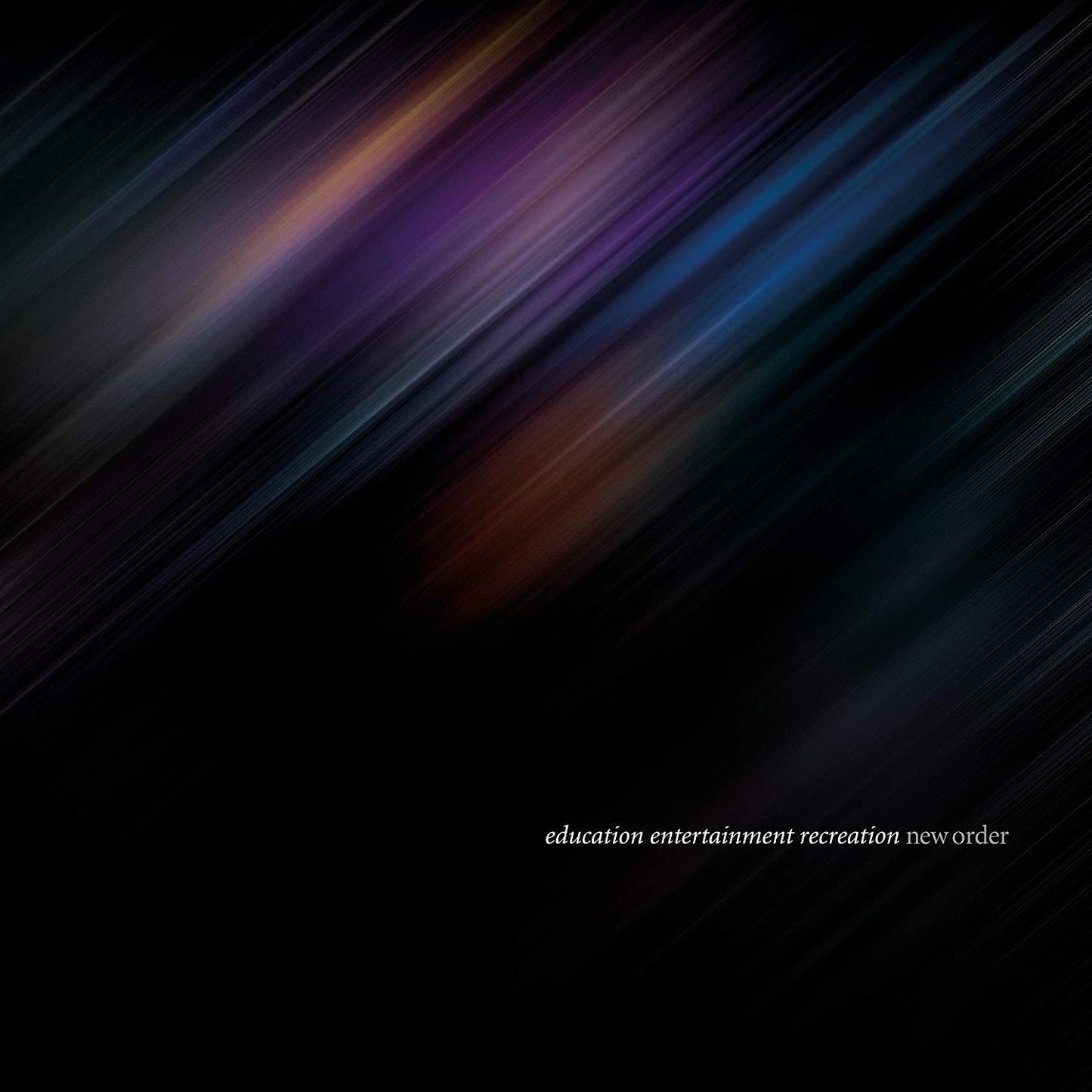 "New Order CD album with cover art and two discs on a white background."