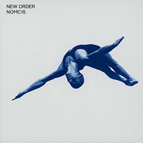 New Order album cover, NOMC15, featuring a blue image of a diver.