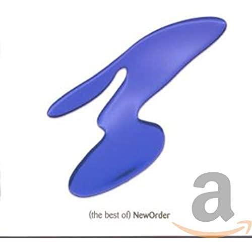 New Order “The Best Of” CD cover with a blue abstract design.