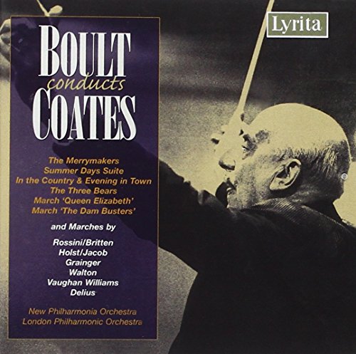 CD cover: conductor Boult with text listing Coates compositions and orchestras.