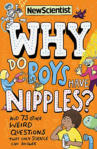Book cover with colorful illustrations and large text: "Why Do Boys Have Nipples?".
