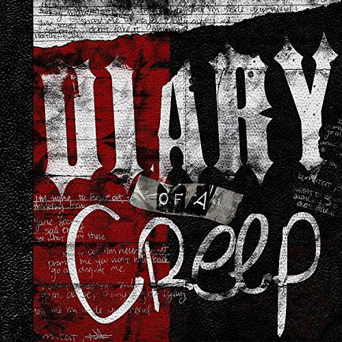 The product alt text is "Album cover with 'Diary of a Creep' title, featuring a red and black design with handwritten font."