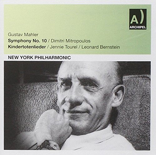 CD cover featuring black and white photo of Leonard Bernstein with green header.
