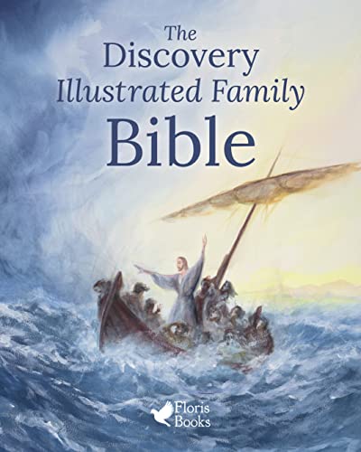 Book cover showing Jesus calming a storm on a boat with the title above.