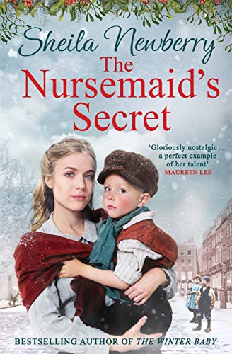 Book cover: woman holding a young child in a wintry street scene.