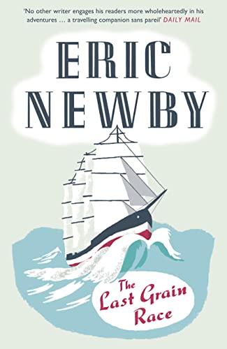 Book cover: sailing ship illustration with author name "Eric Newby" and title.
