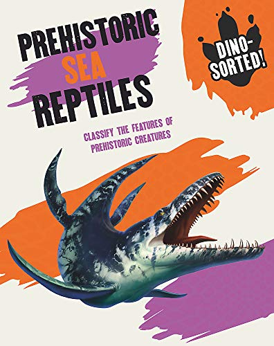 Book cover depicting a blue prehistoric sea reptile with open jaws.