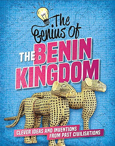 Book cover: “The Genius Of The Benin Kingdom” with a leopard sculpture.