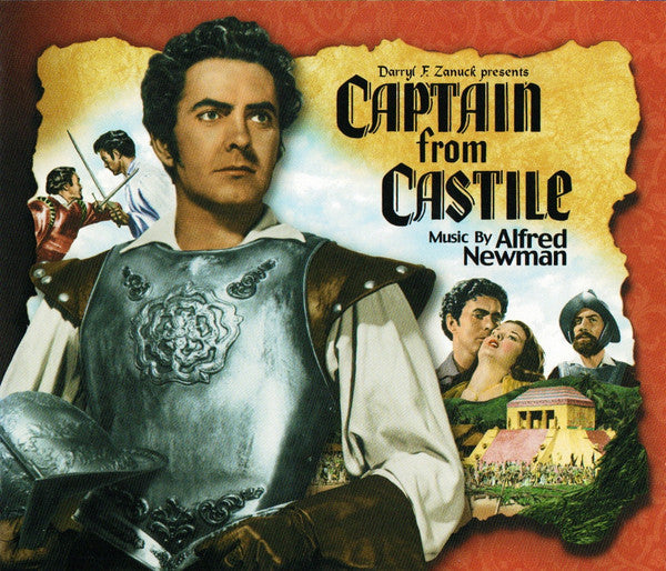 CD cover for "Captain from Castile" featuring a man in armor.