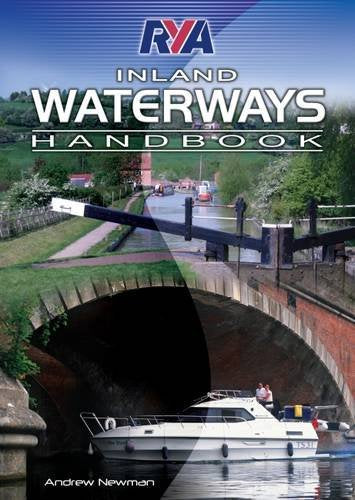 RYA Inland Waterways Handbook cover with canal lock and boat image.
