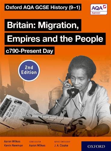 History textbook cover with a woman using a vintage telephone.