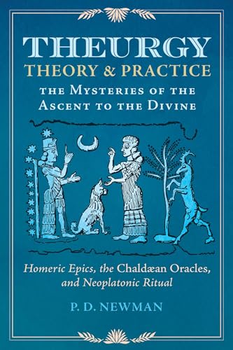 Book cover with blue background, illustration of figures and a goat.