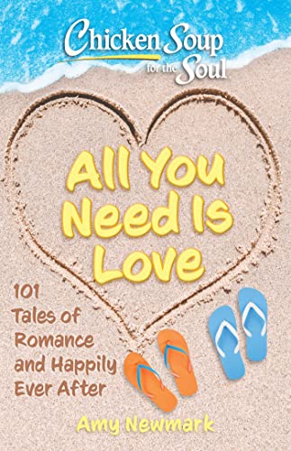 Book cover with a heart drawn in sand, flip-flops, and title text.