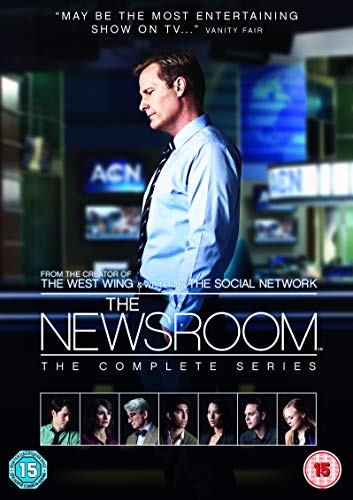 “The Newsroom” DVD cover featuring Jeff Daniels in a news studio setting.