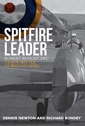 Book cover featuring a Spitfire aircraft and title "Spitfire Leader.