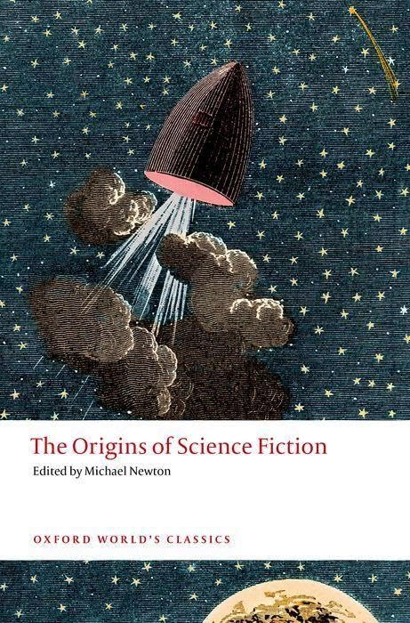 Book cover: Vintage rocket illustration on a starry, dark blue background.