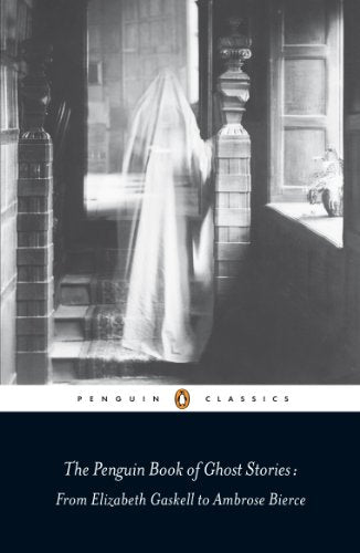 Book cover showing a ghostly figure in a veil standing on a staircase.
