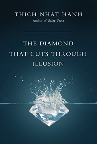 Book cover: dark blue background, diamond splashing in water, text.