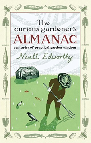 Book cover depicting a gardener with a cabbage head for a hat.