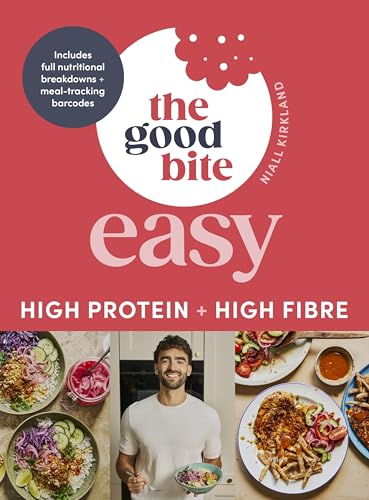 Cookbook cover featuring food, a chef, and text: "The Good Bite Easy.