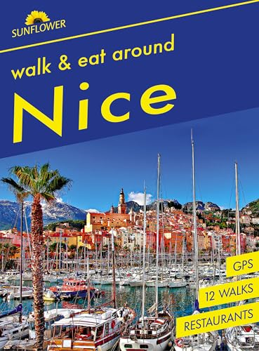 Cover of “Nice Walk & Eat Sunflower Guide” showing a harbor scene.