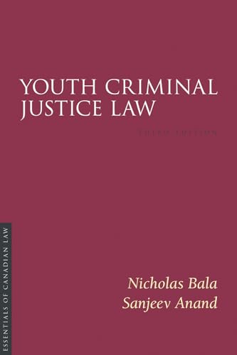 Red book cover with white text: "Youth Criminal Justice Law, Third Edition.