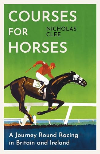 Book cover: "Courses for Horses" depicts a jockey on a racing horse.