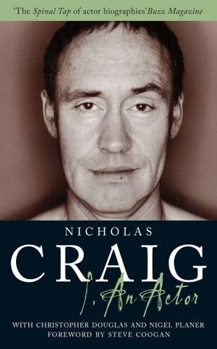 Book cover featuring a black and white portrait of actor Nicholas Craig.