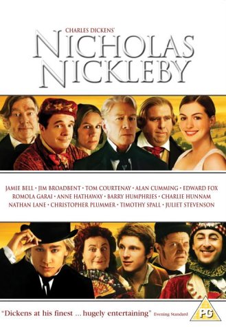 DVD cover for "Nicholas Nickleby" featuring a cast portrait.