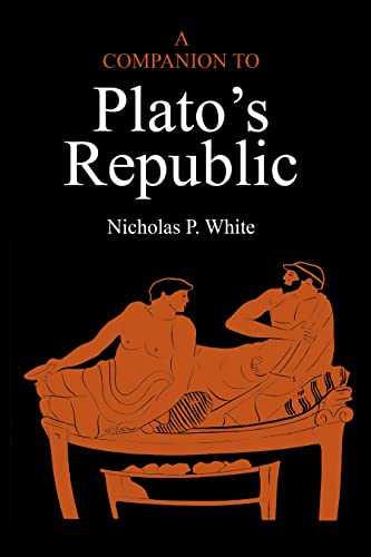 Book cover: "A Companion to Plato's Republic" with red-figure Greek art.