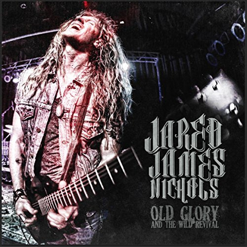 Jared James Nichols playing guitar on album cover, black and white.
