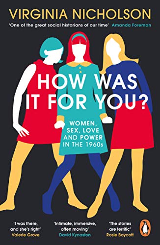Book cover: “How Was It For You?” with illustrated women in 1960s style.