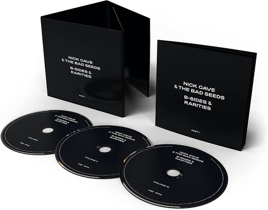 Black Nick Cave & The Bad Seeds B-Sides & Rarities box set with three CDs.