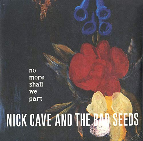 Vinyl cover art featuring a dark background with red and yellow flowers.