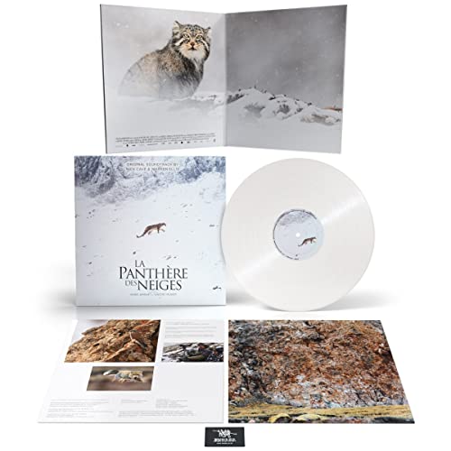 Vinyl record, gatefold sleeve, and inserts featuring a Pallas's cat in snowy mountains.