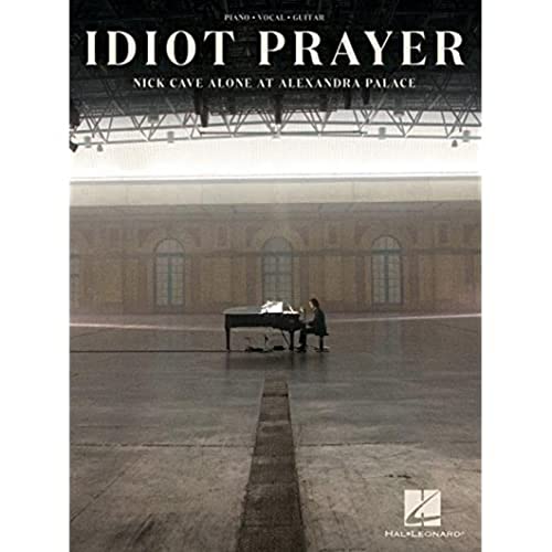 Sheet music cover: Nick Cave at a piano in a large hall.