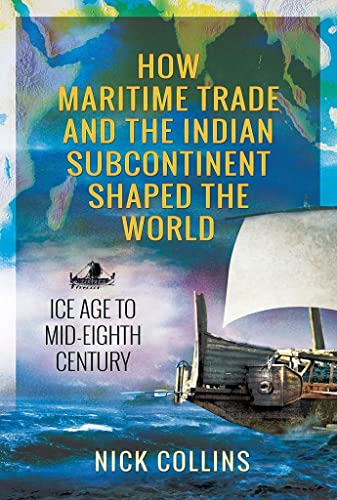 Book cover with a sailing ship and world map, titled “How Maritime Trade…”