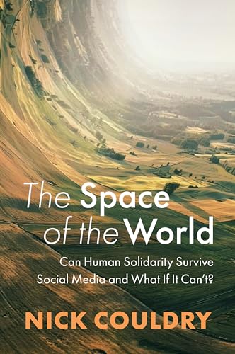 Book cover with rolling hills and title: "The Space of the World.