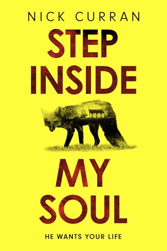 Book cover: yellow background, wolf silhouette with a house inside.