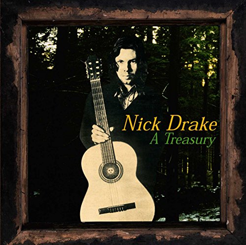 Nick Drake album cover: a man with a guitar in a frame.